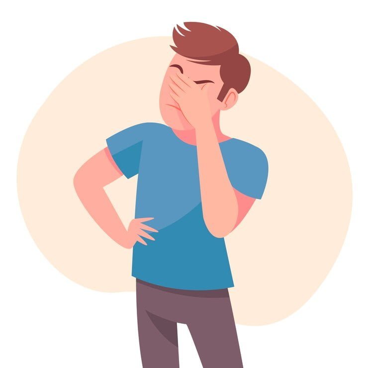 Terapia Online 6 ilustracao de facepalm desenhada a mao 23 2150197110