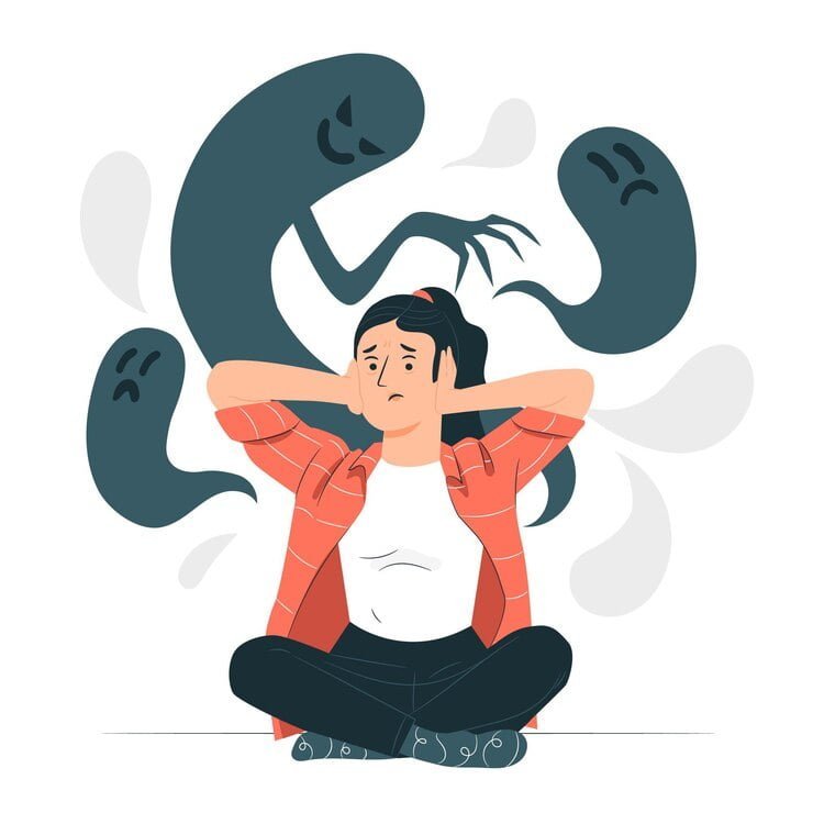 Terapia Online 7 ilustracao do conceito de esquizofrenia 114360 3567